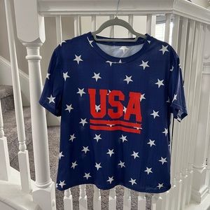 USA Womens T Shirt, size Large